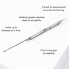 image:imagePro Pulling Needle for ITip Hair Extensions by The Hair Shop  Stainless Steel Threading and Sectioning Tool for Tubes Beads Microbeads Microlinks 1 Unit1 Count Pack of 1
