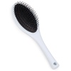 image:imageThe Hair Shop Black Loop Brush  Salon Professional Grade with Matted Black and Ergonomic Design  Safe Detangler Tool for 100 Remy Human and Synthetic Hair Extensions and WigsLight Blue