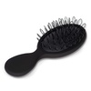 image:imageThe Hair Shop Black Loop Brush  Salon Professional Grade with Matted Black and Ergonomic Design  Safe Detangler Tool for 100 Remy Human and Synthetic Hair Extensions and Wigsblack