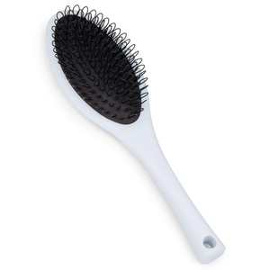 image:imageThe Hair Shop Black Loop Brush  Salon Professional Grade with Matted Black and Ergonomic Design  Safe Detangler Tool for 100 Remy Human and Synthetic Hair Extensions and WigsLight Blue